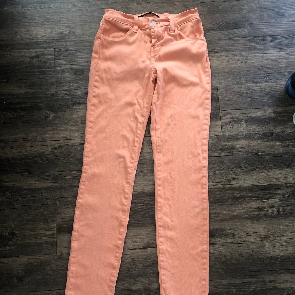 Orange JBrand Skinny Jeans Sz 24